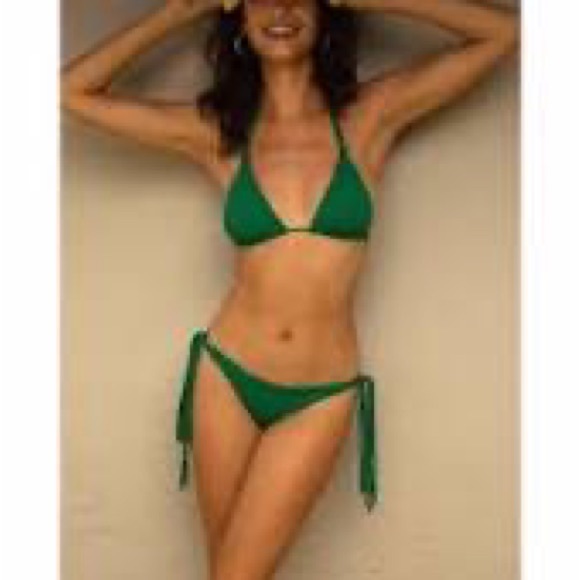 Vix Other - Vix Green Fringe Bikini
